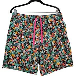 Chubbies Mens Tropical Toucan Floral Swim Trunks Shorts XL Beach 7" Inseam